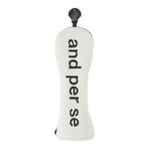 アンパスィ and per se　ユーティリティ用 ヘッドカバー AUS7336 10 ホワイト　2026年モデル