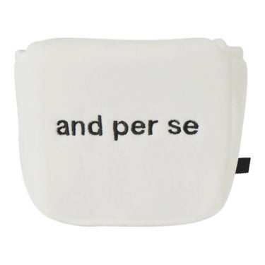 アンパスィ and per se　パターカバー マレット型 AUS7356 10 ホワイト　2026年モデル ホワイト