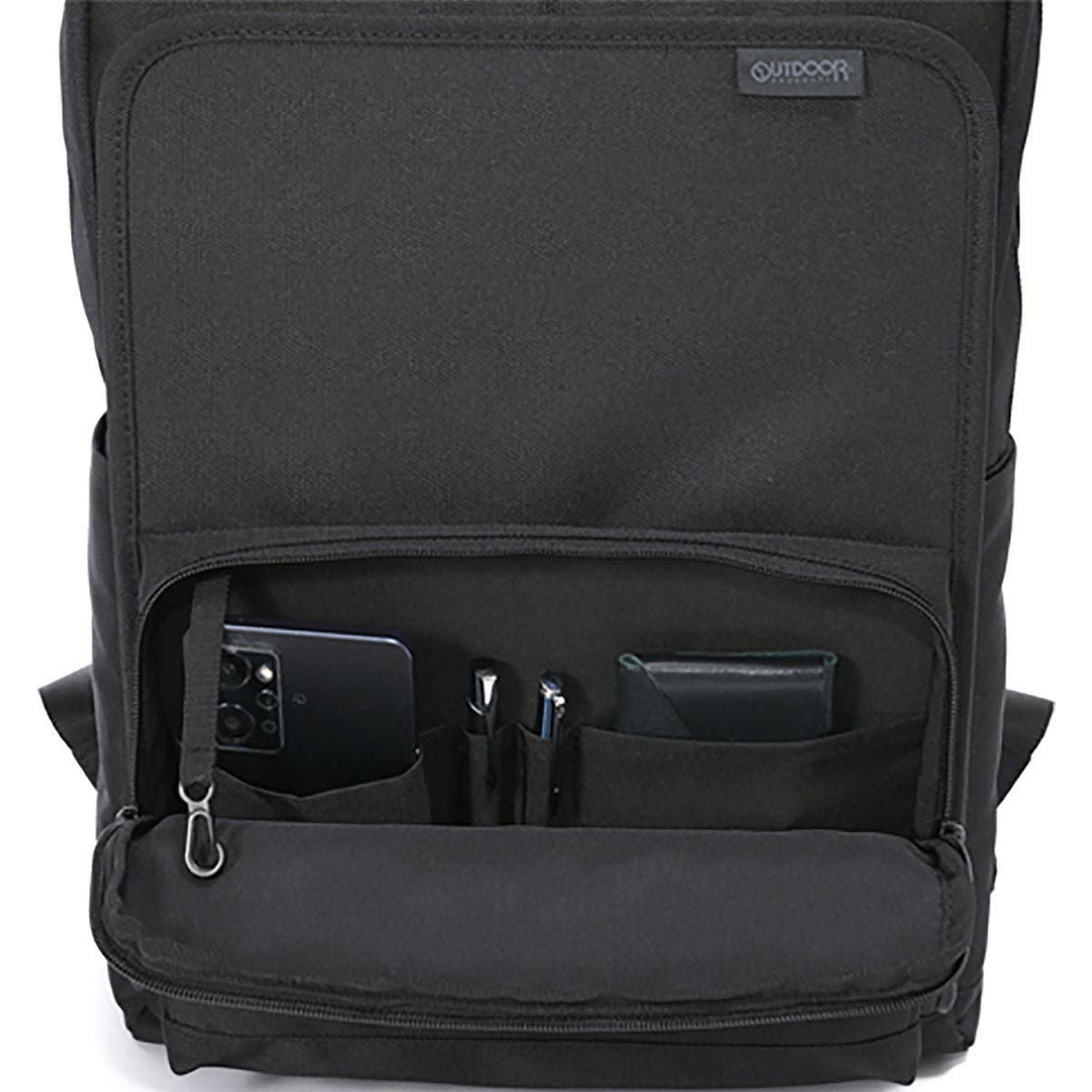 アウトドアプロダクツ OUTDOOR PRODUCTS　 OD ビジカジリュックM ブラック　バックパック 2024 秋冬  詳細9