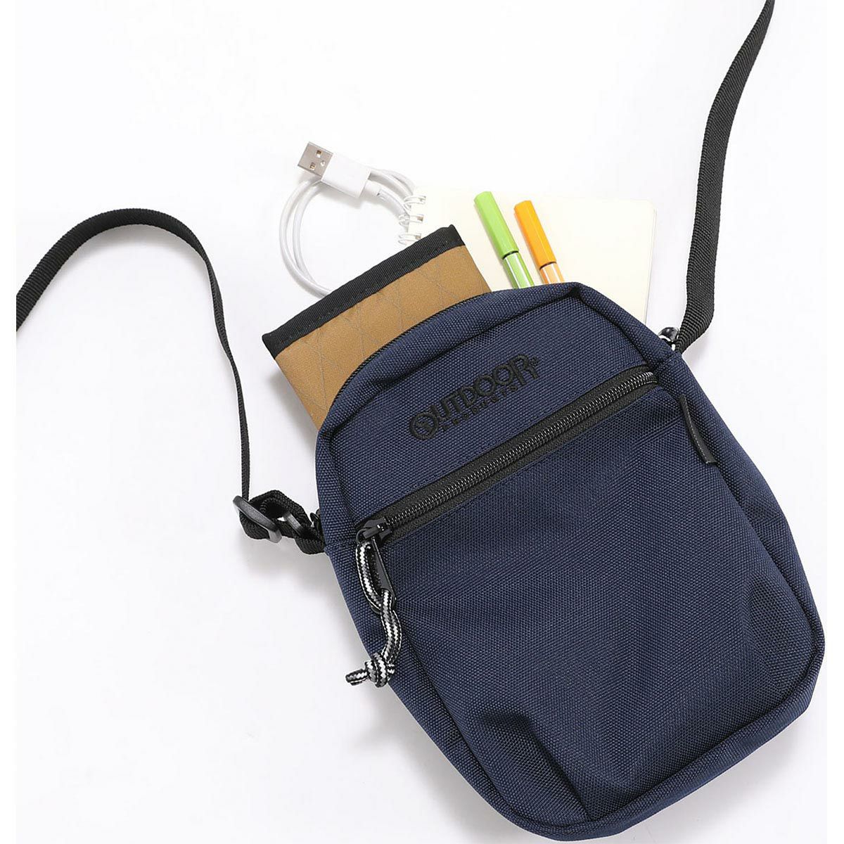 アウトドアプロダクツ OUTDOOR PRODUCTS　 縦型ショルダー　ショルダーバッグ 2024 秋冬  詳細14