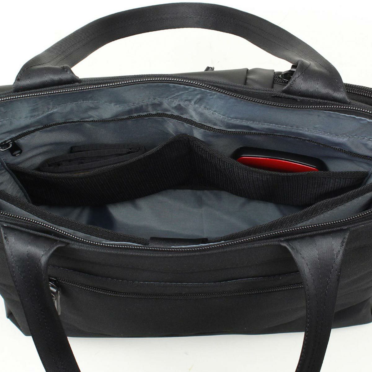 バーマス BERMAS　 バウアーゲーエン 縦型トート ブラック　 2022  詳細5