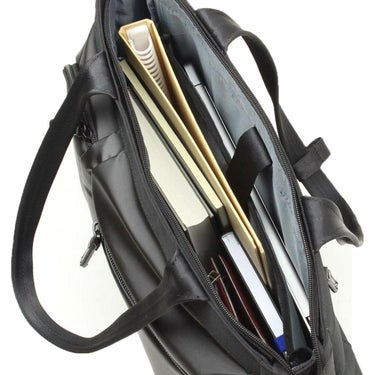 バーマス BERMAS　 バウアーゲーエン 縦型トート ブラック　 2022  詳細6