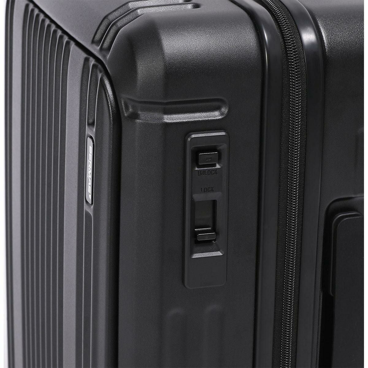 バーマス BERMAS　 INTER CITY2 PRO ワンタッチフロントオープン48c ブラック　キャリーケース 2025 春夏  詳細7