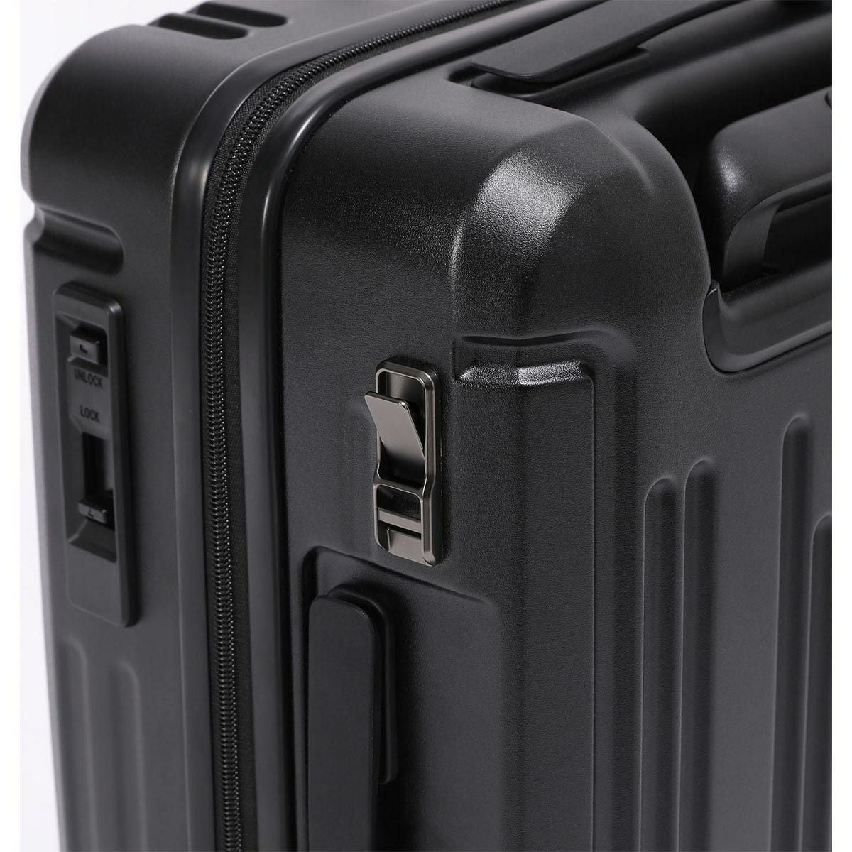 バーマス BERMAS　 INTER CITY2 PRO ワンタッチフロントオープン48c ブラック　キャリーケース 2025 春夏  詳細10