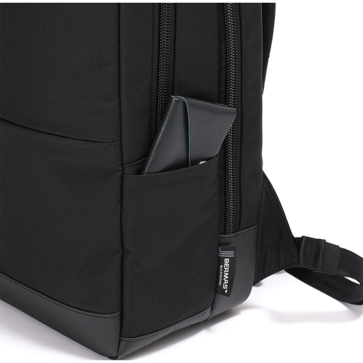 バーマス BERMAS　 BAUER IV 2層リュックM ブラック　バックパック 2024 秋冬  詳細10