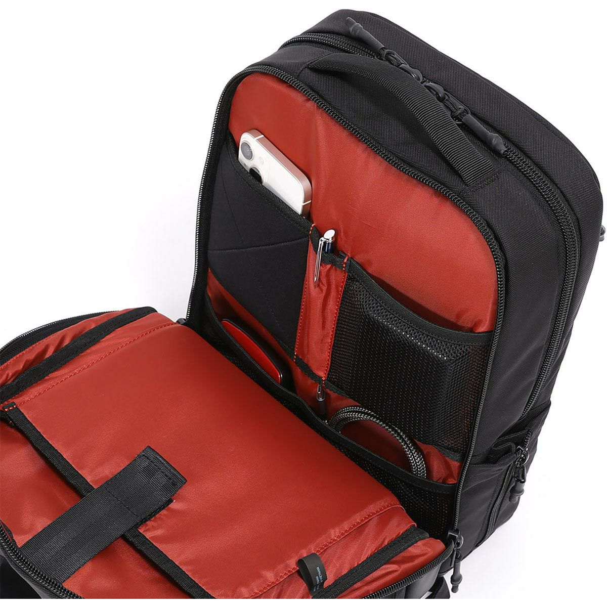 バーマス BERMAS　 BAUER IV 2層リュックM ブラック　バックパック 2024 秋冬  詳細13