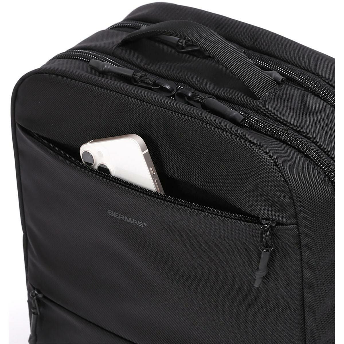 バーマス BERMAS　 BAUER IV 2層リュックL ブラック　バックパック 2024 秋冬  詳細6