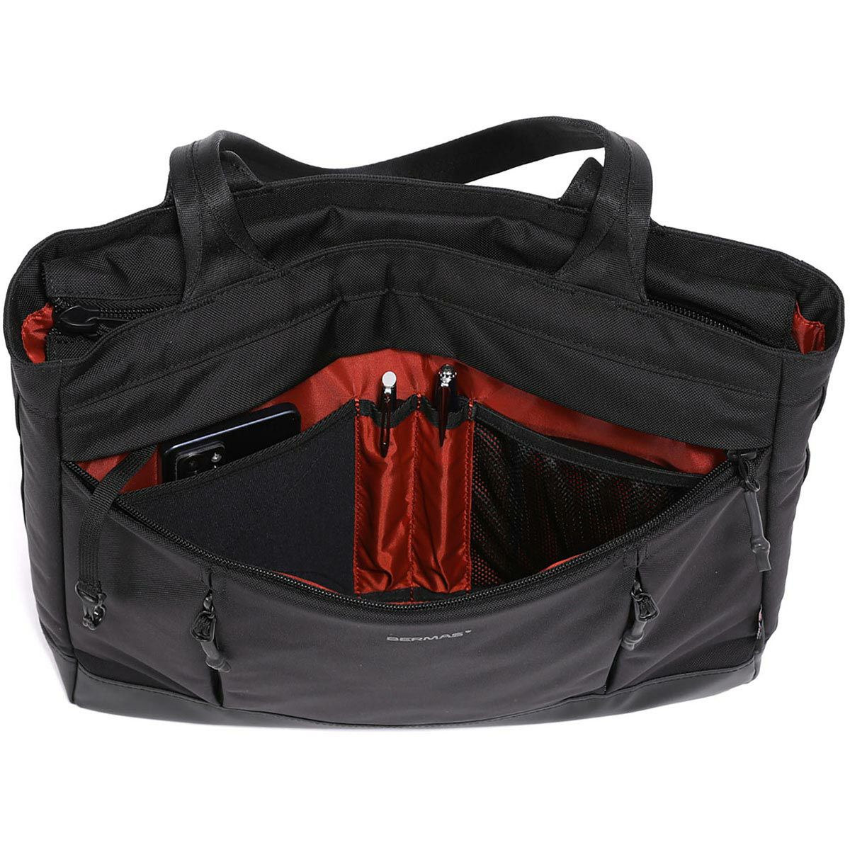 バーマス BERMAS　 BAUER IV 横型トート ブラック　 2024 秋冬  詳細8