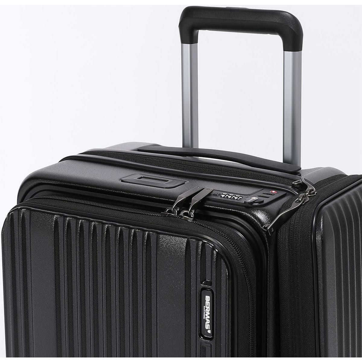 バーマス BERMAS　 EURO CITY3 サイドポケット付きフロントオープン48c　キャリーケース 2025 春夏  詳細14