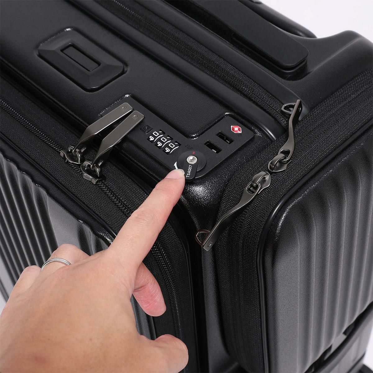 バーマス BERMAS　 EURO CITY3 サイドポケット付きフロントオープン48c　キャリーケース 2025 春夏  詳細23