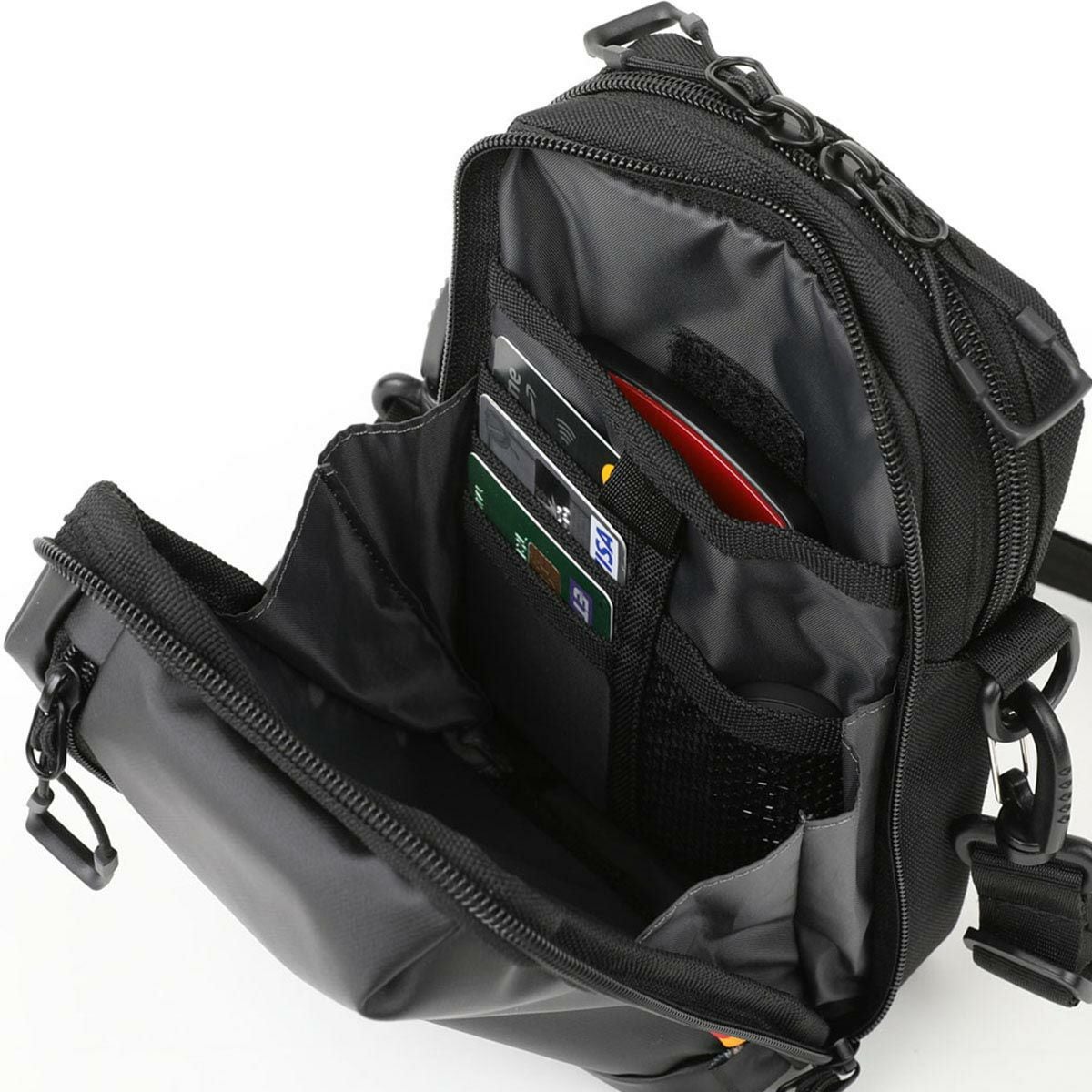 バーマス BERMAS　 BAUER GEHEN フォンショルダーM ブラック　ショルダーバッグ 2023  詳細9