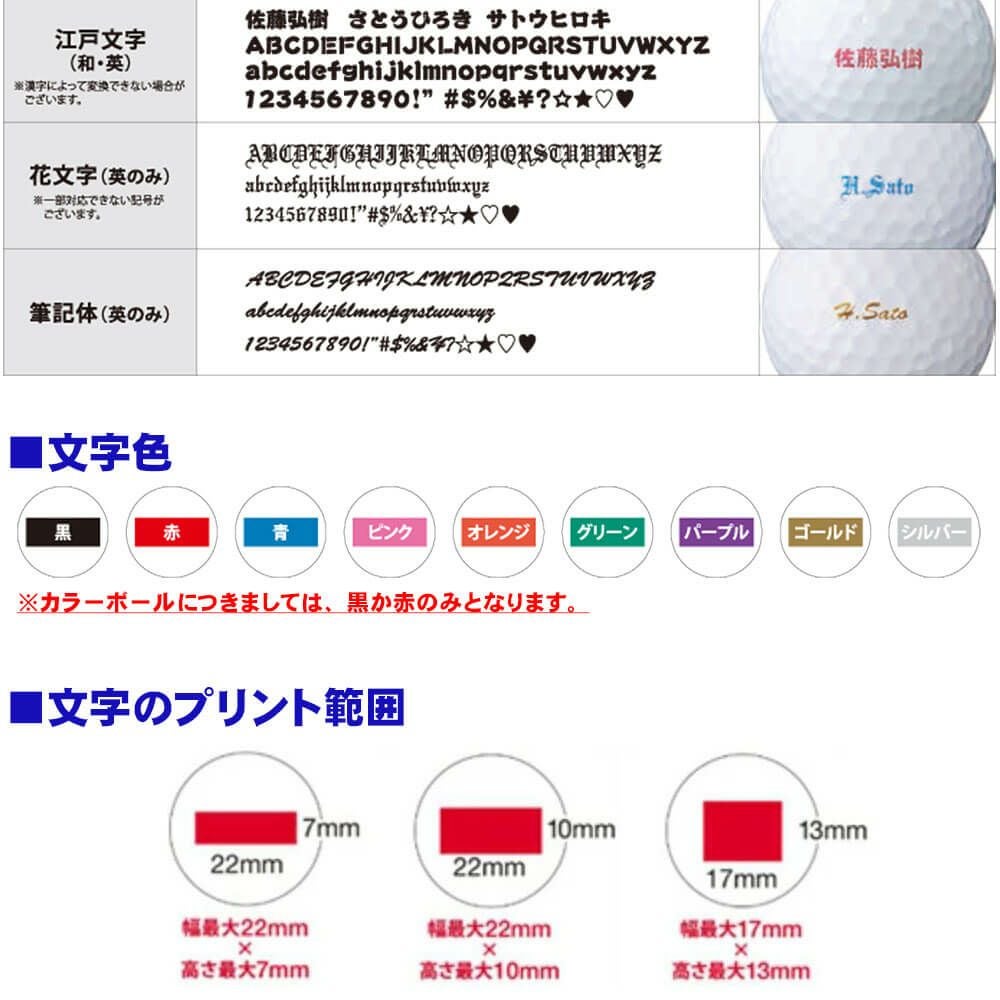 オウンネーム専用　タイトリスト　プロV1x 2025年モデル　ゴルフボール　1ダース（12球入り）　ホワイト 詳細3