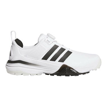 アディダス adidas　アディパワー 26 ボア　メンズ スパイクレス ゴルフシューズ OOM30 JS4138　2026年モデル ホワイト/ブラック/シルバー