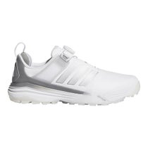 アディダス adidas　アディパワー 26 ボア　メンズ スパイクレス ゴルフシューズ OOM30 JS4140　2026年モデル ホワイト/シルバー/グレー