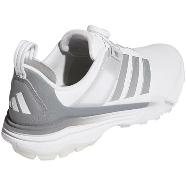 アディダス adidas　アディパワー 26 ボア　メンズ スパイクレス ゴルフシューズ OOM30 JS4140　2026年モデル ホワイト/シルバー/グレー 詳細6