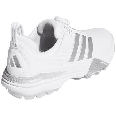 アディダス adidas　アディパワー 26 ボア　レディース スパイクレス ゴルフシューズ OPJ12 JP8385　2026年モデル ホワイト/シルバー/グレー 詳細6