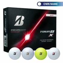 オウンネーム専用 ブリヂストン　ツアーB X 2026年モデル ゴルフボール 1ダース（12球入り）