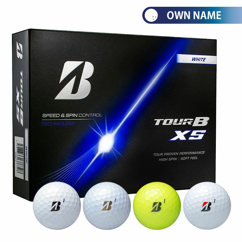 オウンネーム専用 ブリヂストン　ツアーB XS 2026年モデル ゴルフボール 1ダース（12球入り）