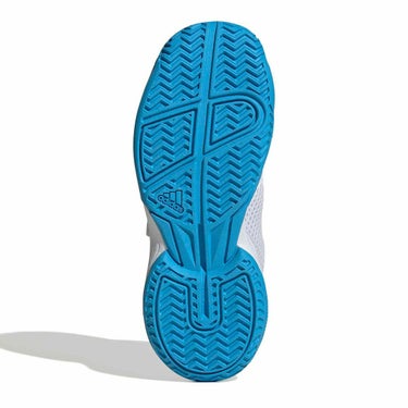 アディダス adidas　コートフラッシュ フックアンドループキッズ Courtflash Hook-and-Loop テニス シューズ JP6686 ホワイト 詳細4