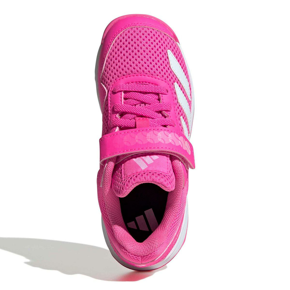 アディダス adidas　コートフラッシュ フックアンドループ キッズ Courtflash Hook-and-Loop テニス シューズ JR4428 ピンク 詳細3