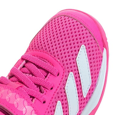 アディダス adidas　コートフラッシュ フックアンドループ キッズ Courtflash Hook-and-Loop テニス シューズ JR4428 ピンク 詳細8