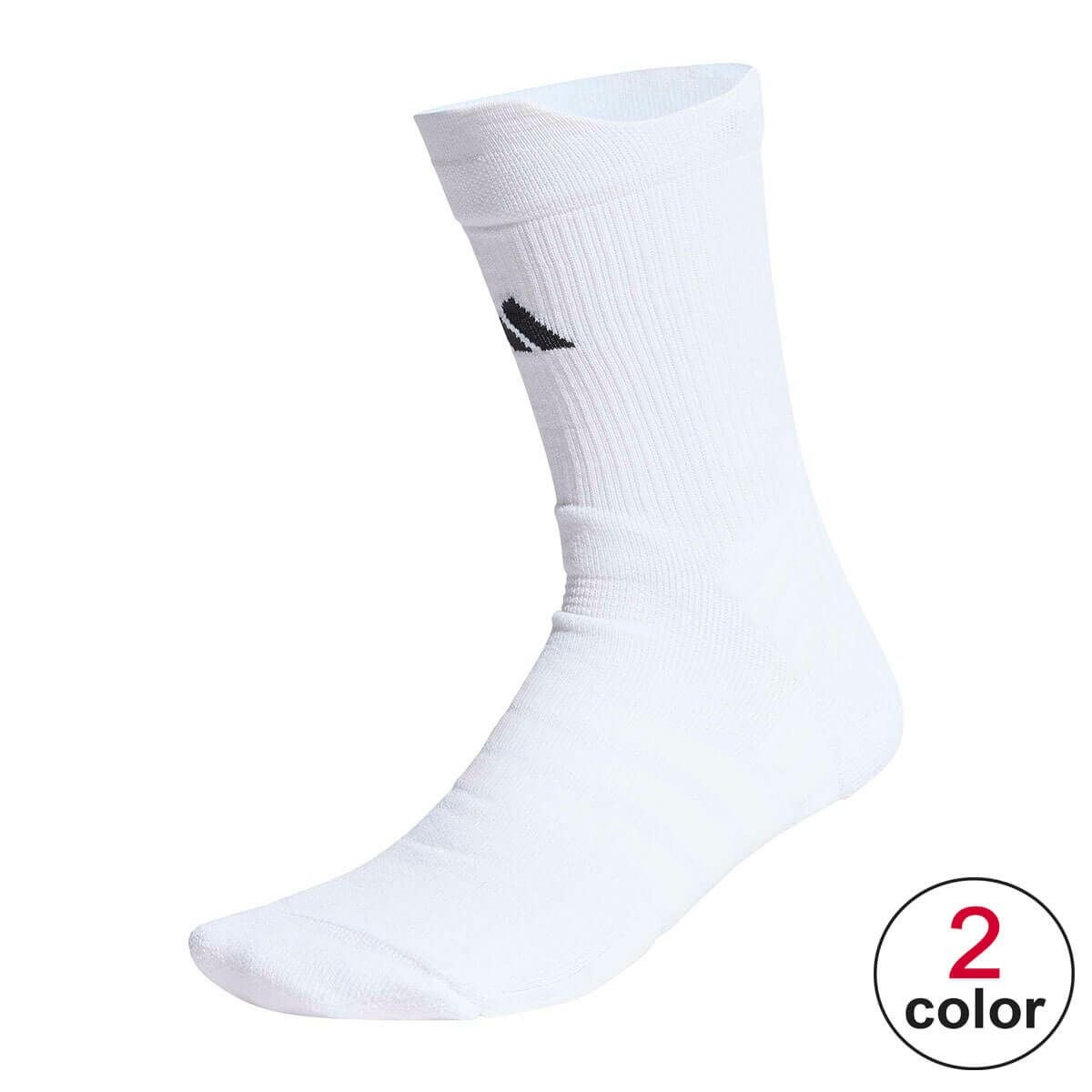 アディダス adidas　テニス クッション 1足組 クルーソックス CH260