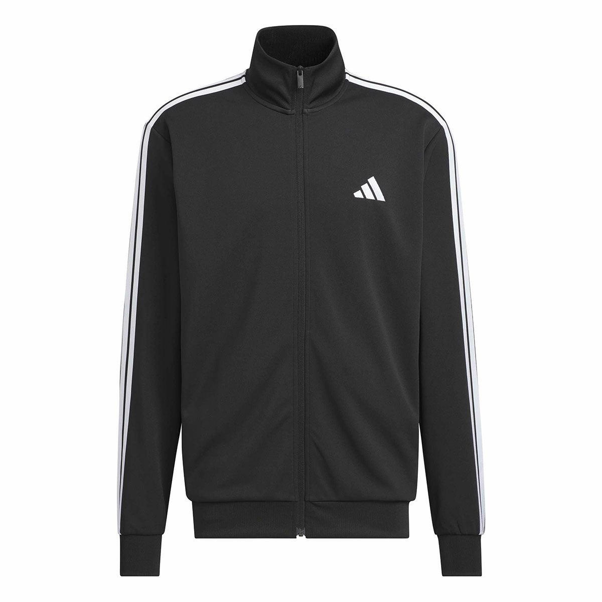 アディダス adidas　メンズ スリーストライプス レギュラーフィット ダブルニット トラックトップ トレーニングシャツ DH100 詳細2