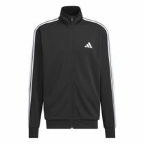 アディダス adidas　メンズ スリーストライプス レギュラーフィット ダブルニット トラックトップ トレーニングシャツ DH100
