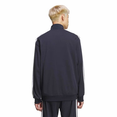 アディダス adidas　メンズ スリーストライプス レギュラーフィット ダブルニット トラックトップ トレーニングシャツ DH100 詳細9