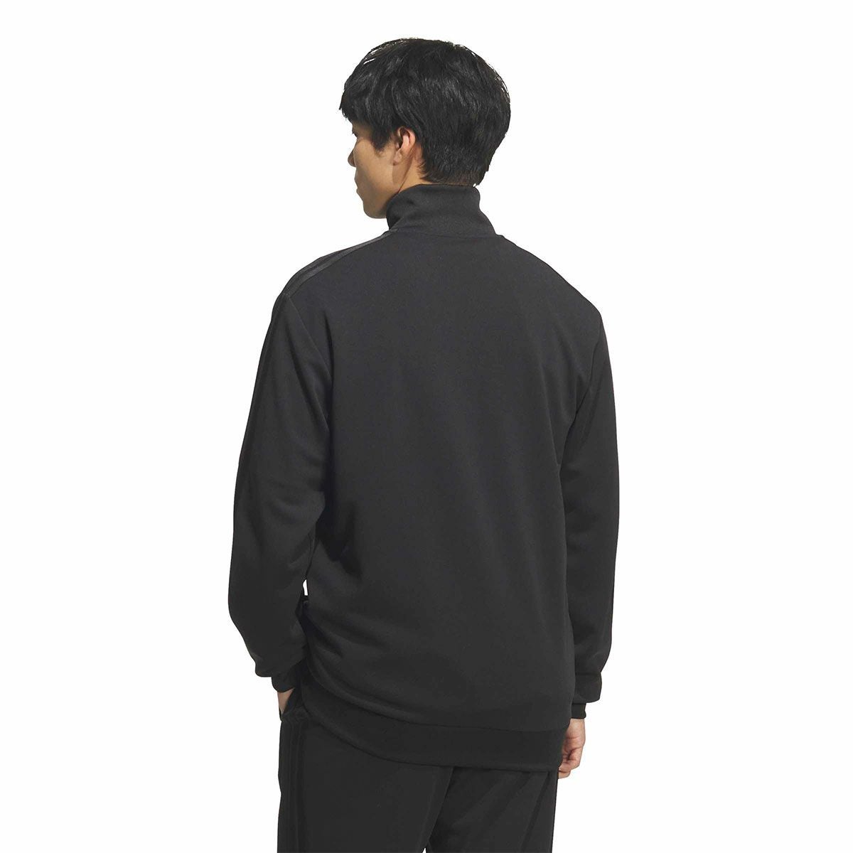 アディダス adidas　メンズ スリーストライプス レギュラーフィット ダブルニット トラックトップ トレーニングシャツ DH100 詳細19