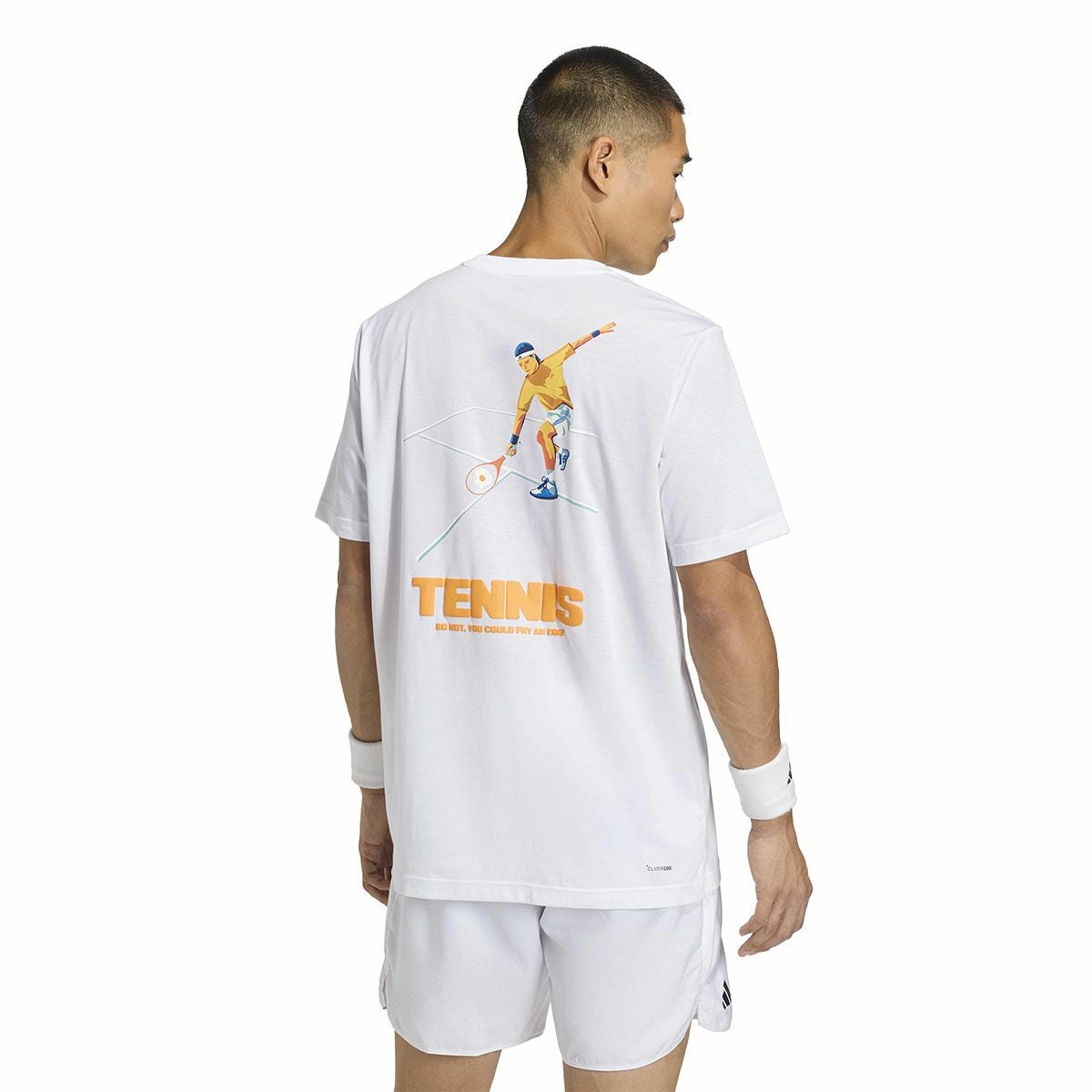 アディダス adidas　メンズ テニス ホットエッグ グラフィック 半袖Tシャツ N6886 詳細3