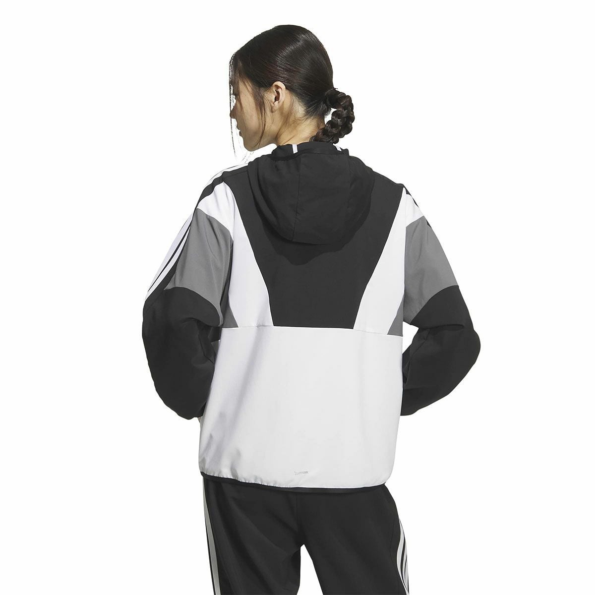 アディダス adidas　レディース W TEAM クロスジャケット ウインドシャツ WK430 詳細4