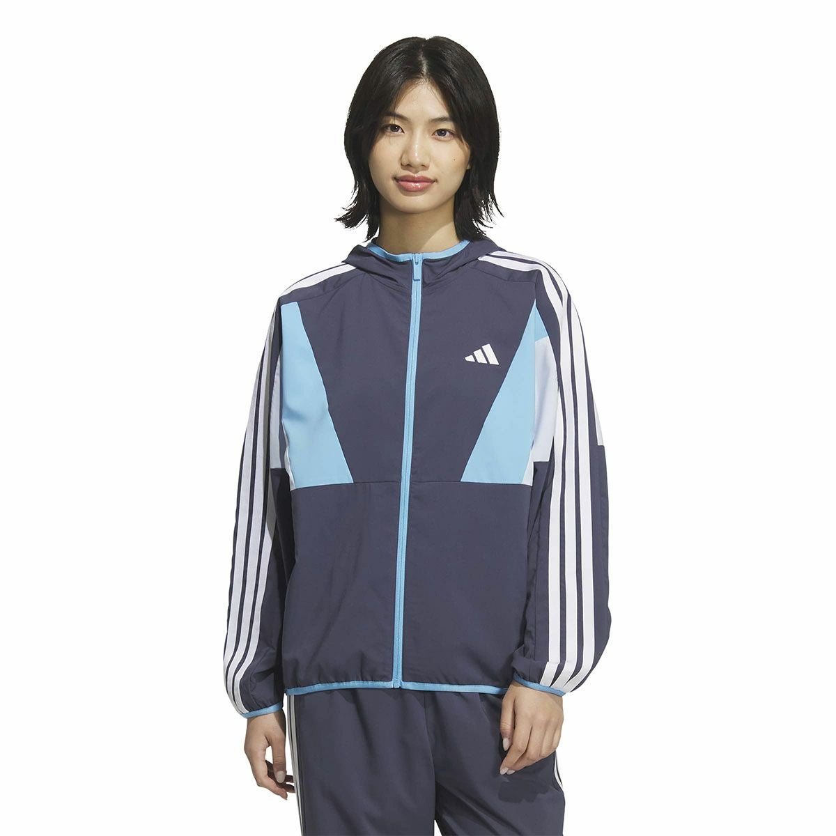 アディダス adidas　レディース W TEAM クロスジャケット ウインドシャツ WK430 詳細8