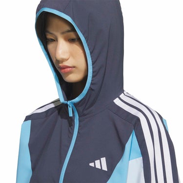 アディダス adidas　レディース W TEAM クロスジャケット ウインドシャツ WK430 詳細10