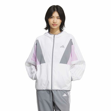 アディダス adidas　レディース W TEAM クロスジャケット ウインドシャツ WK430 詳細13