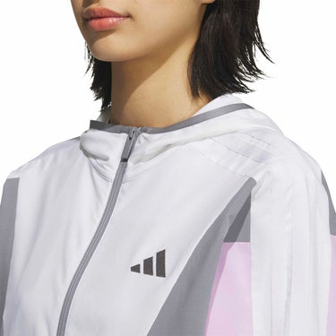 アディダス adidas　レディース W TEAM クロスジャケット ウインドシャツ WK430 詳細15