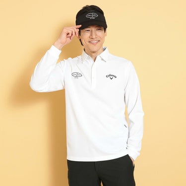 キャロウェイ Callaway　メンズ オニカノコ 長袖 ポロシャツ C25133100　2025年モデル 詳細2