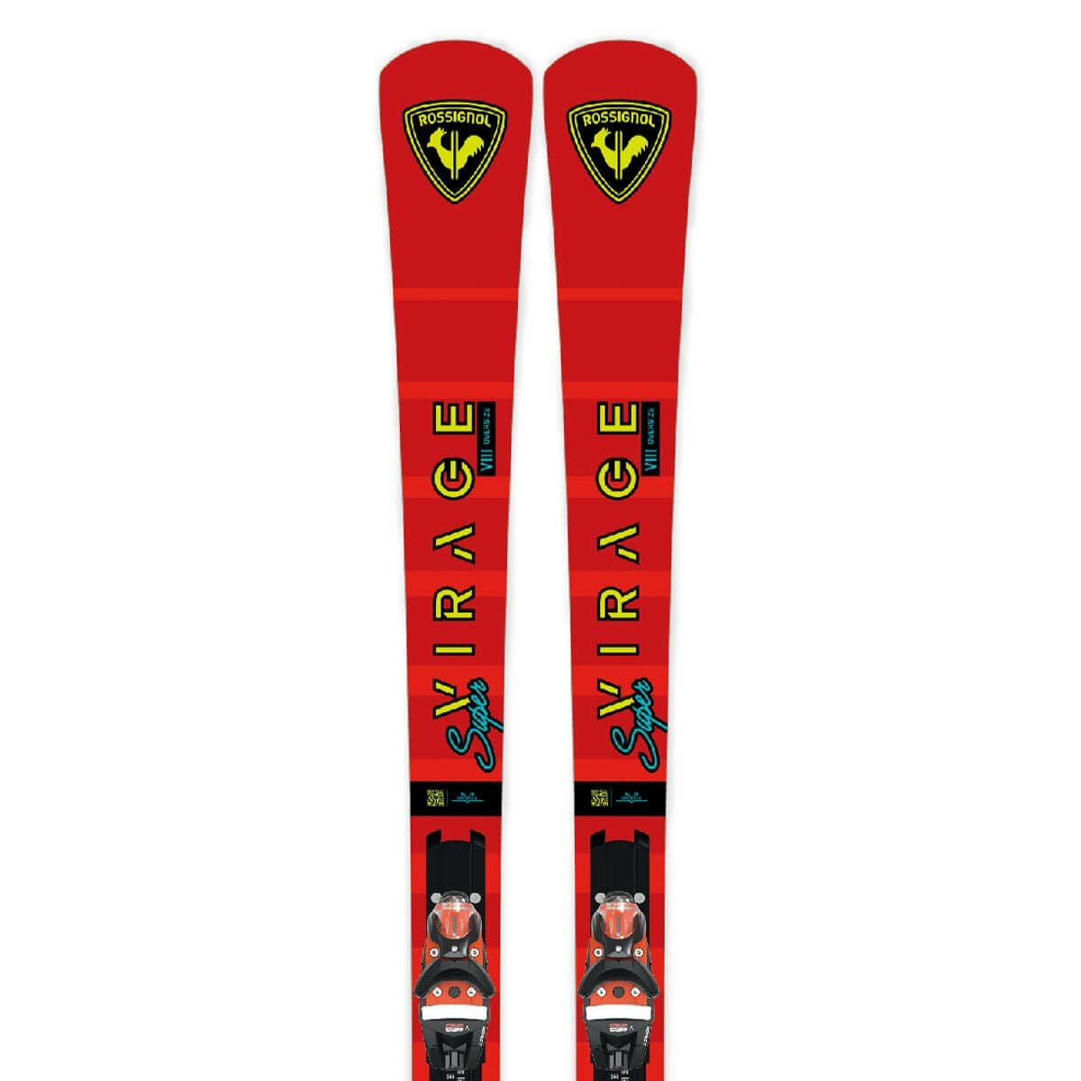 ロシニョール ROSSIGNOL　SUPER VIRAGE VIII OVERSIZE KONECT + SPX 14 KONECT GW B80 BLACK HOT RED スーパー ヴィラージュ VIII オーバーサイズ KONECT　スキー板 ビンディングセット 2025-2026