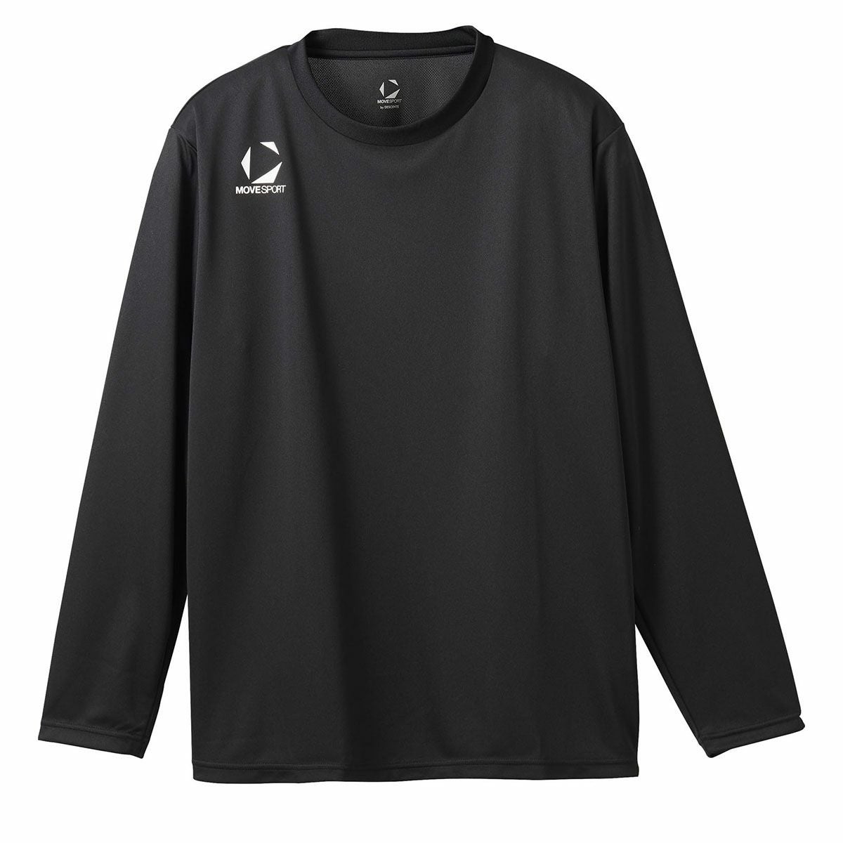 ムーブスポーツ MoveSport メンズ ワンポイント ロングスリーブ 長袖 トレーニング クルーネック Tシャツ ST5SLTT0M