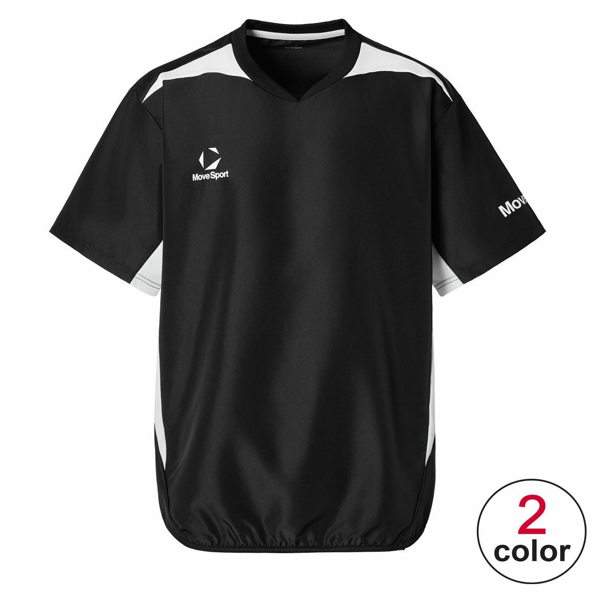 ムーブスポーツ MOVESPORT　半袖ウインド ピステシャツ ST6SWBT0M 2026年モデル 詳細1