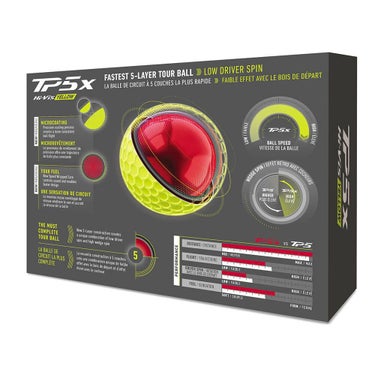 テーラーメイド　TP5x 2026年モデル ゴルフボール　1ダース（12球入り）　イエロー イエロー 詳細5