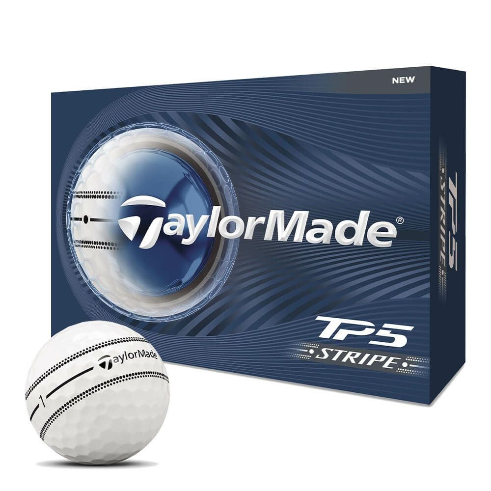 テーラーメイド　TP5 STRIPE 2026年モデル ゴルフボール　2ダースセット （12球入り×2箱） ホワイト（Stripe） 詳細2