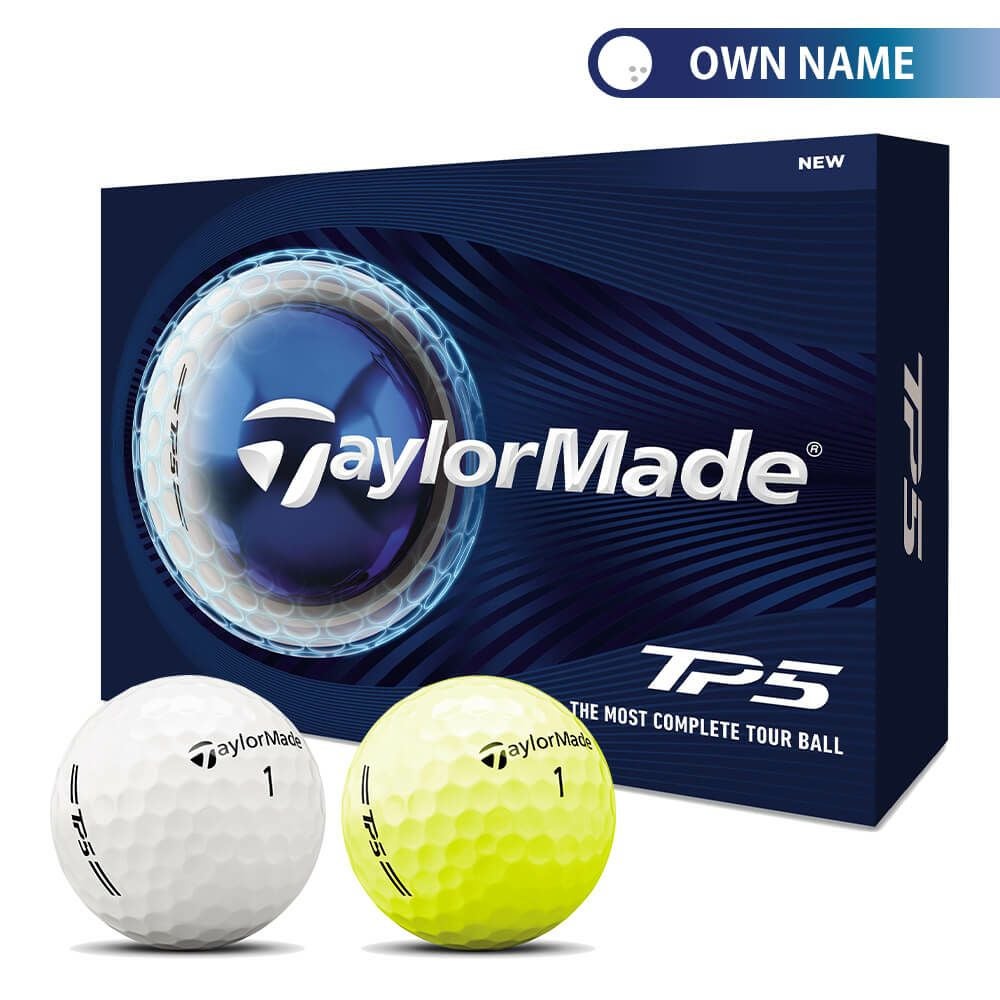 オウンネーム専用 テーラーメイド　TP5 2026年モデル ゴルフボール　1ダース（12球入り）