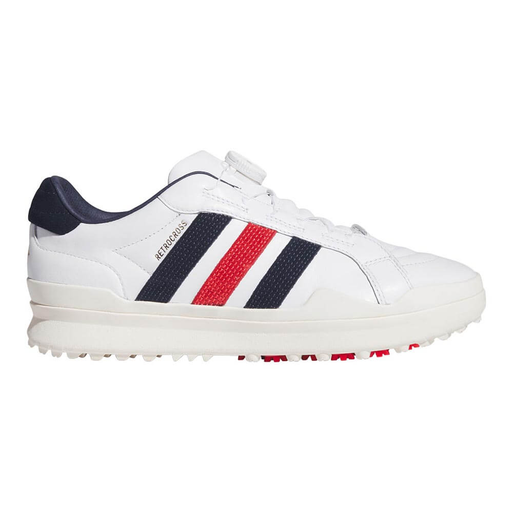 アディダス adidas　レトロクロス グリップモア ボア メンズ スパイクレス ゴルフシューズ OMO14 HP3717　2026年モデル 詳細1