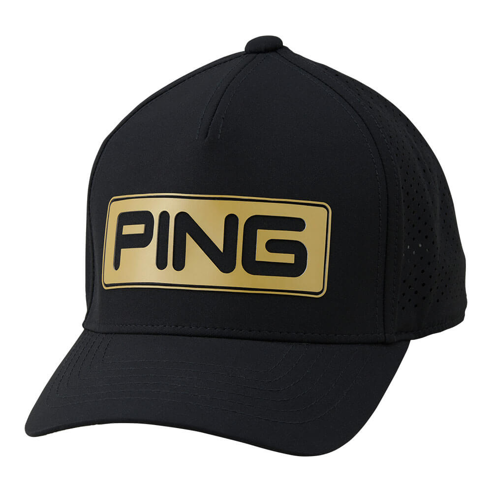 ピン PING　キャンディバー メッシュキャップ HW-T2501 38205-06 BLACK/GOLD BLACK/GOLD