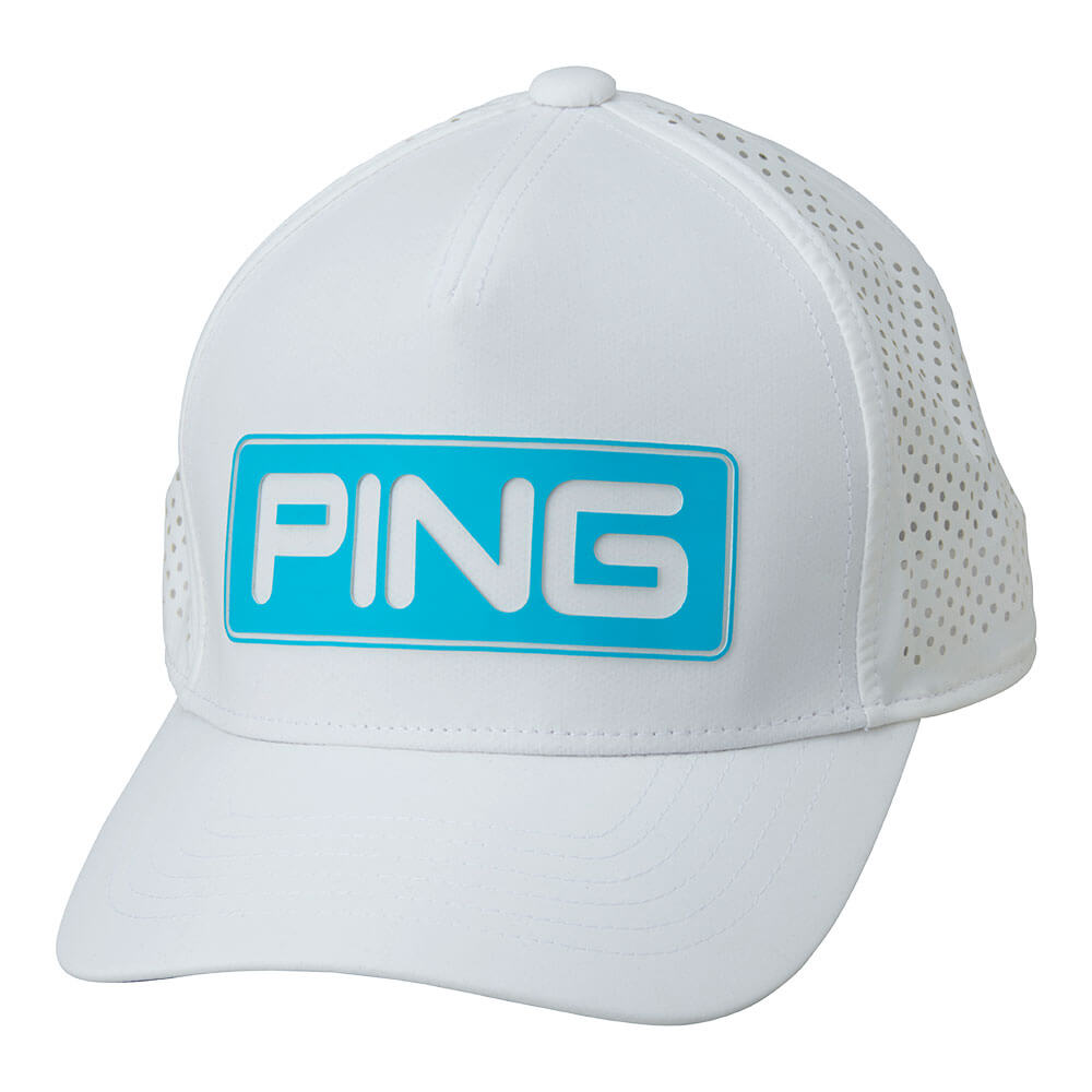 ピン PING　キャンディバー メッシュキャップ HW-T2501 38205-12 WHITE/TURQUOISE WHITE/TURQUOISE