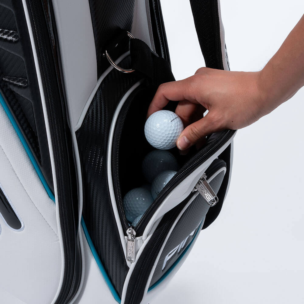 ピン PING　エクストラライト キャディバッグ CB-U2505 38653-01 WHITE 詳細6
