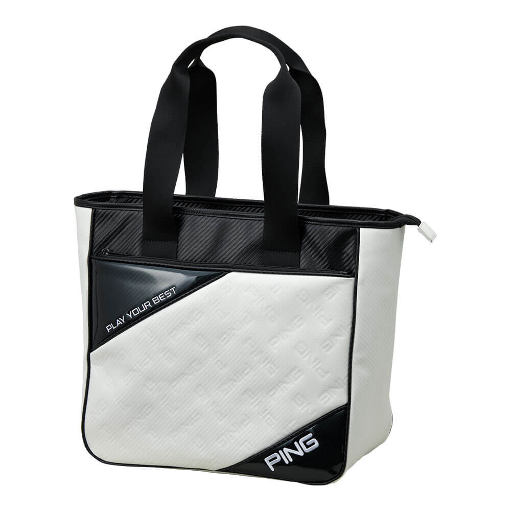 ピン PING エンボス トートバッグ GB-U2517 38575-01 WHITE