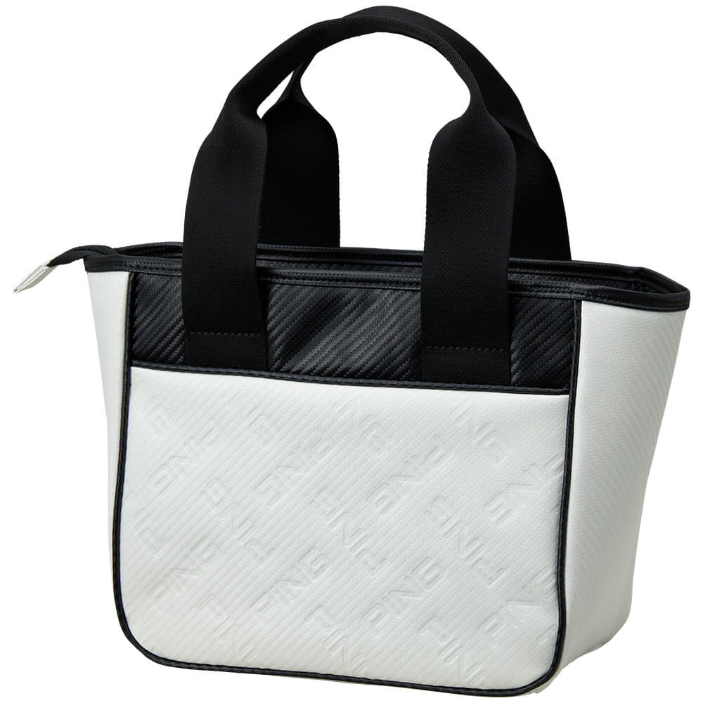 ピン PING　エンボス ラウンドトートバッグ GB-U2518 38574-01 WHITE 詳細2