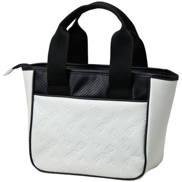 ピン PING　エンボス ラウンドトートバッグ GB-U2518 38574-01 WHITE 詳細2